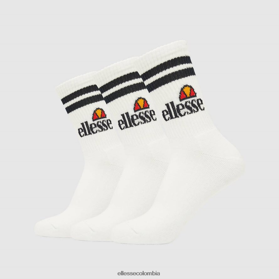accesorios blanco elegante Ellesse paquete de 3 calcetines tipo pulóver 00TXB489