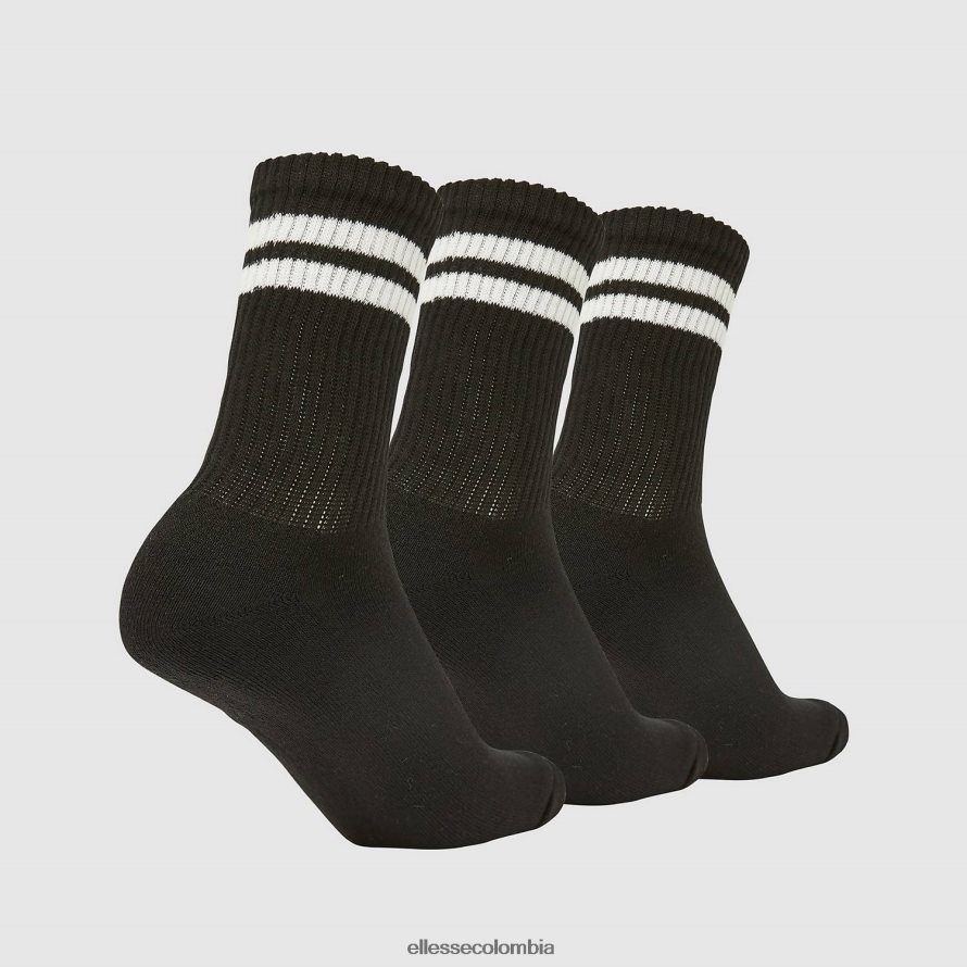 accesorios negro elegante Ellesse paquete de 3 calcetines tipo pulóver 00TXB488