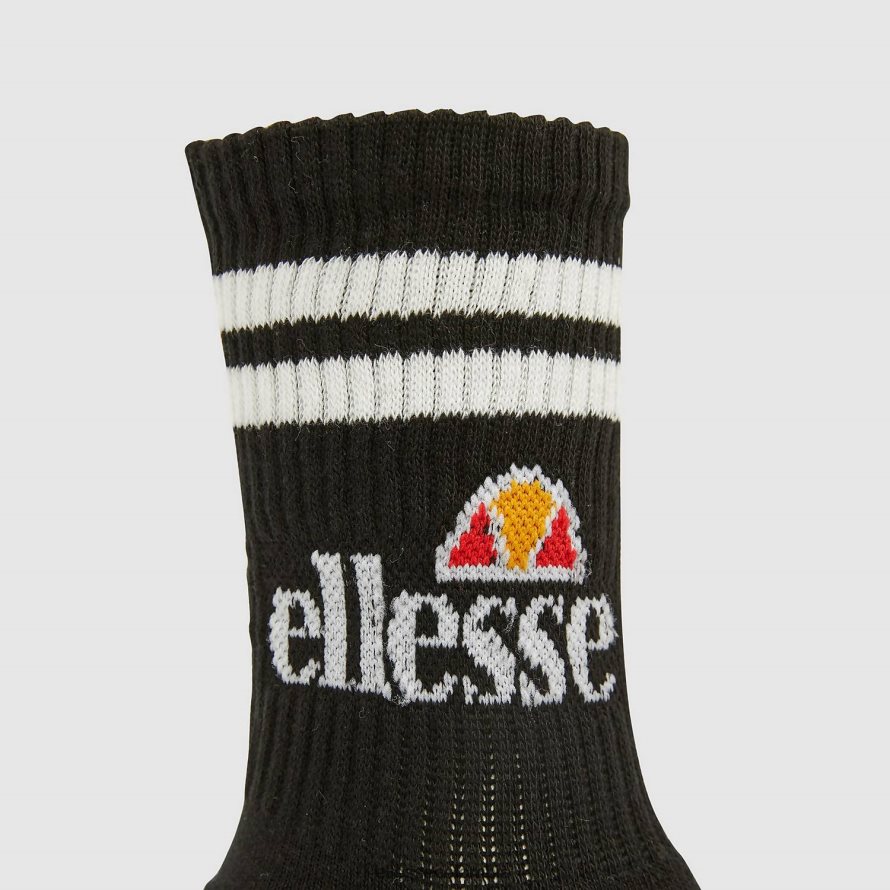 accesorios negro elegante Ellesse paquete de 3 calcetines tipo pulóver 00TXB488