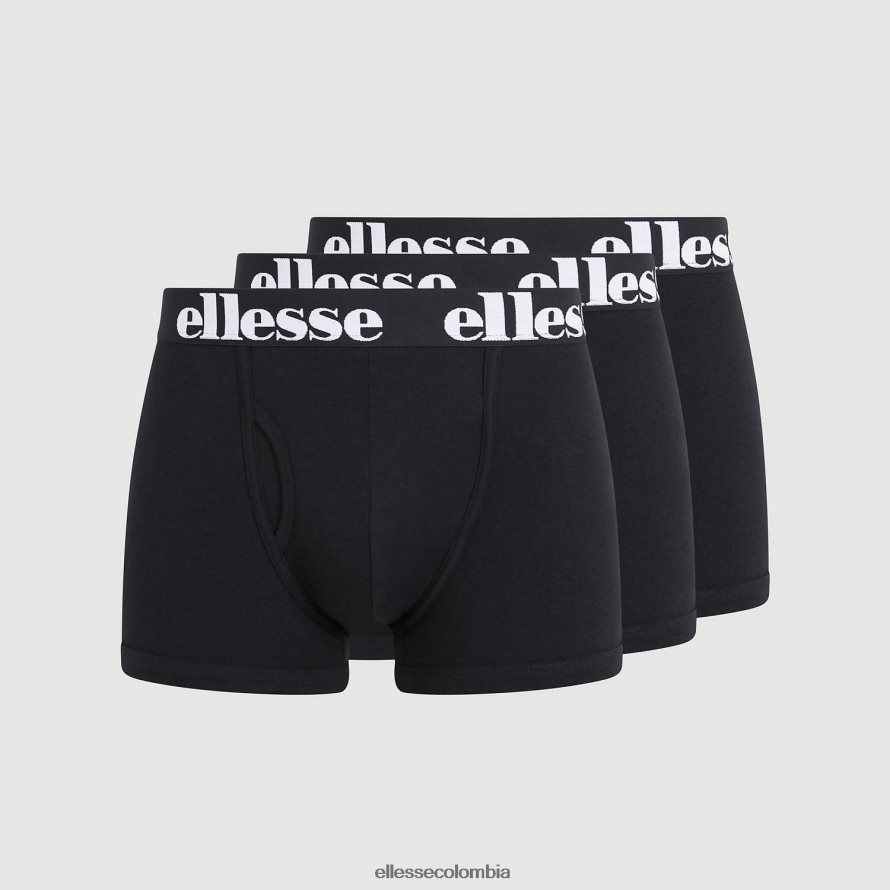 accesorios negro hombres Ellesse paquete de 3 calzoncillos hali 00TXB494
