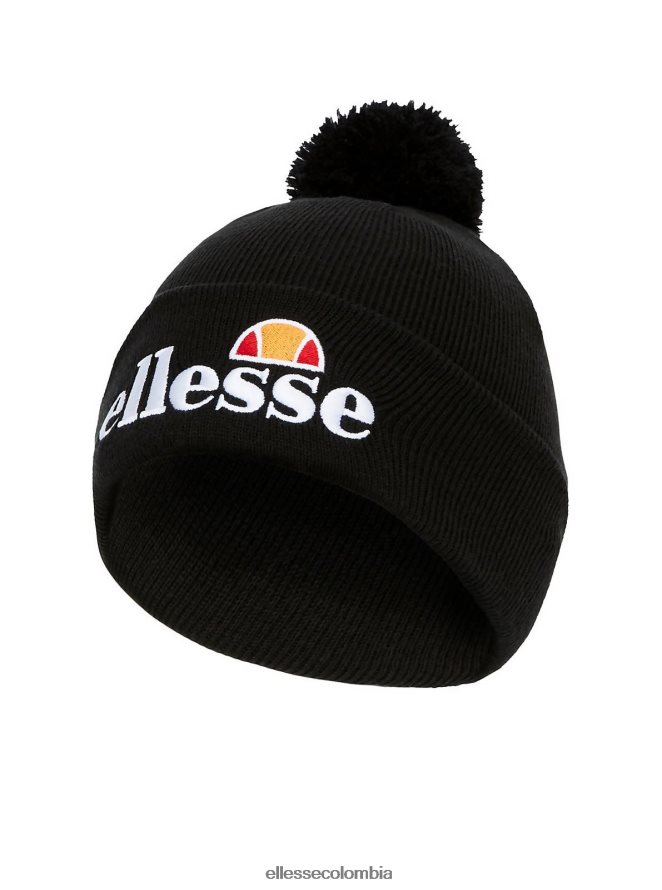accesorios morado oscuro elegante Ellesse gorro velly con pompón negro 00TXB522