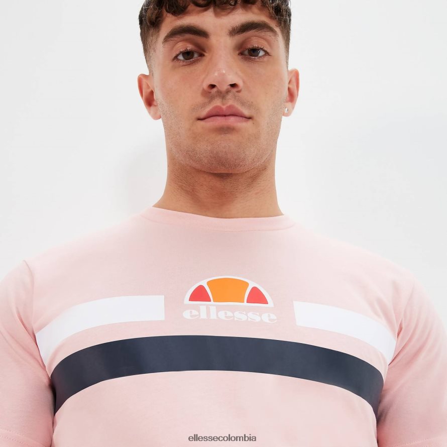 ropa Rosa claro hombres Ellesse camiseta de abril 00TXB370