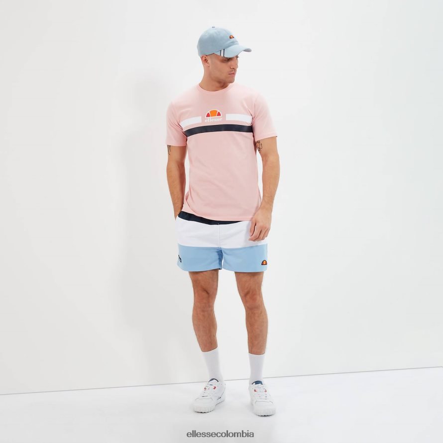 ropa Rosa claro hombres Ellesse camiseta de abril 00TXB370