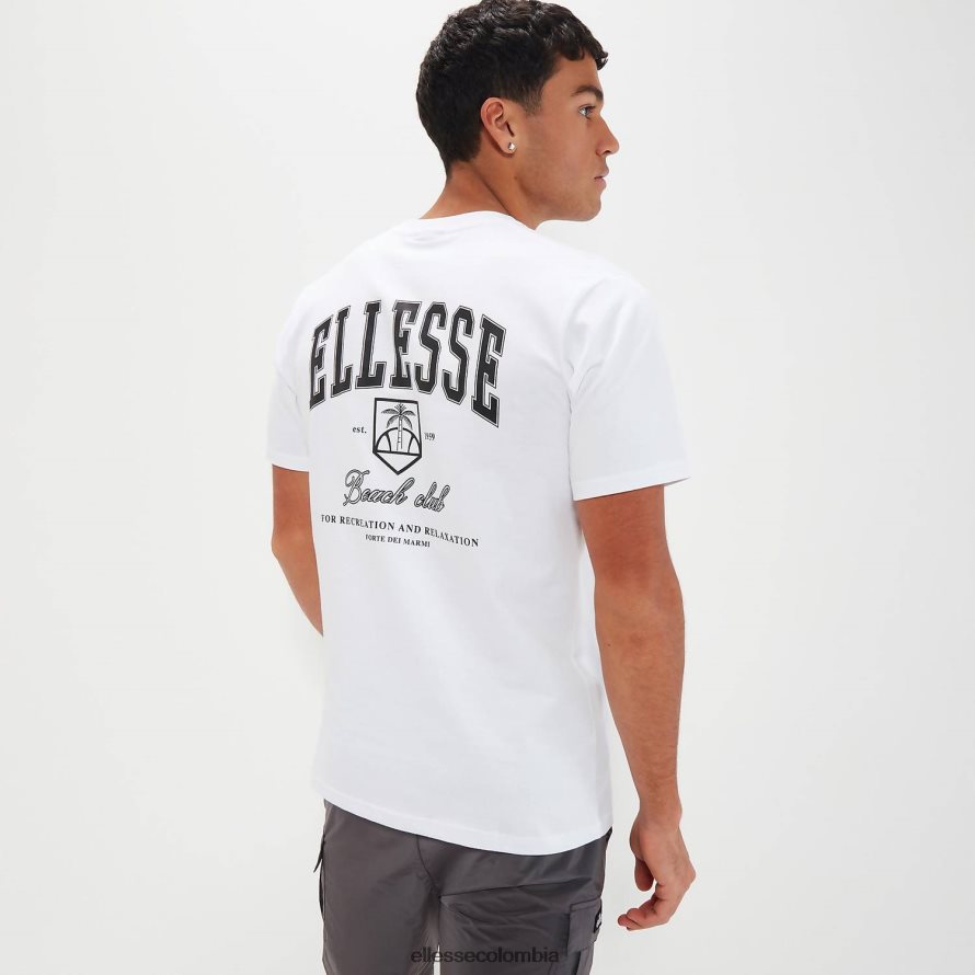 ropa blanco hombres Ellesse camiseta blanca 00TXB335
