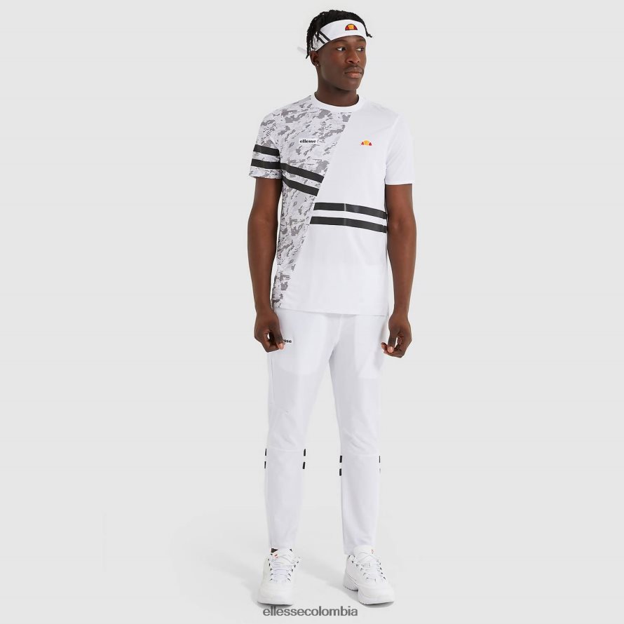 ropa blanco hombres Ellesse camiseta de dígitos 00TXB485
