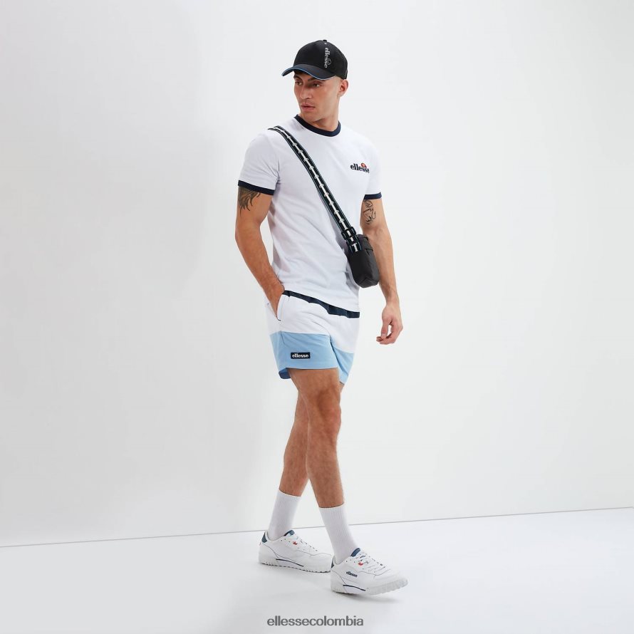 ropa blanco hombres Ellesse camiseta meduno 00TXB397