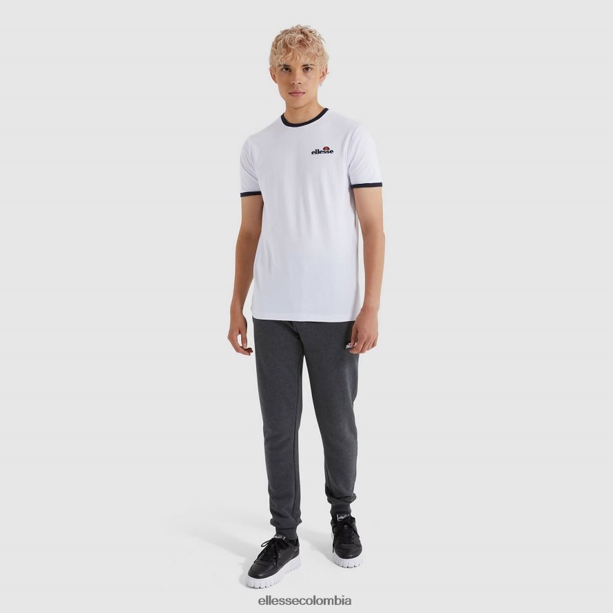 ropa blanco hombres Ellesse camiseta meduno 00TXB478
