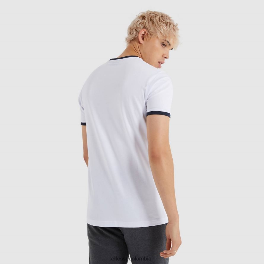 ropa blanco hombres Ellesse camiseta meduno 00TXB478
