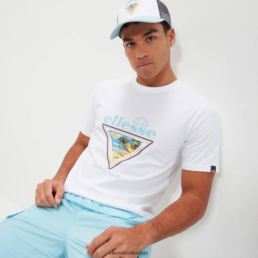 ropa blanco hombres Ellesse camiseta pablo 00TXB341