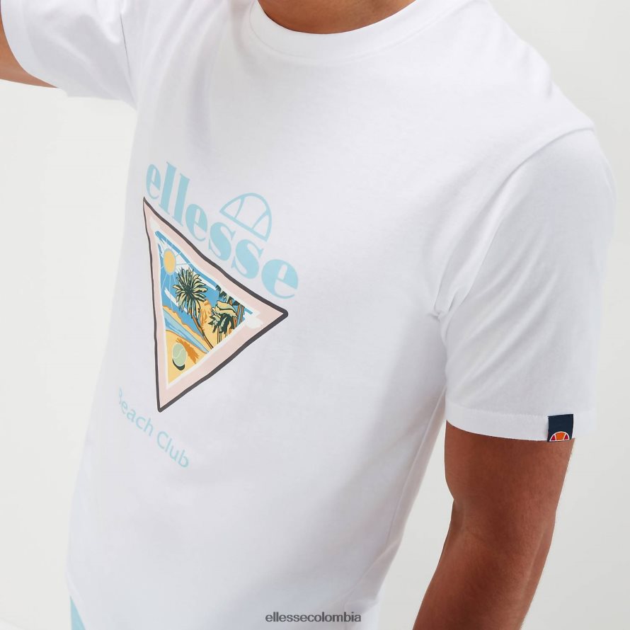 ropa blanco hombres Ellesse camiseta pablo 00TXB341