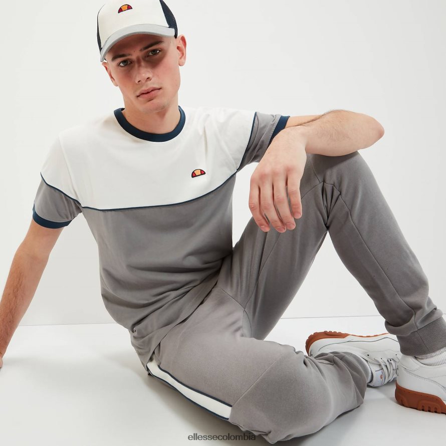 ropa gris hombres Ellesse camiseta de cabaña 00TXB359