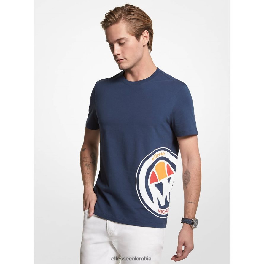 ropa logo hombres Ellesse camiseta de algodón mk 00TXB403