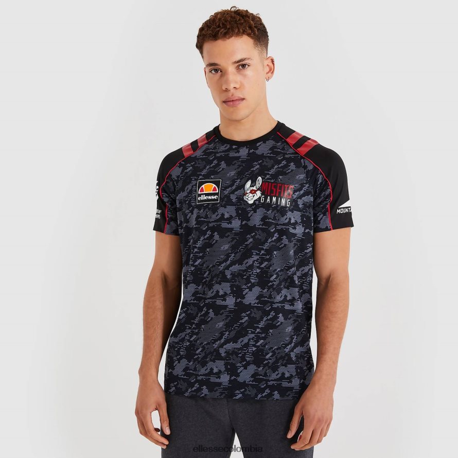 ropa negro hombres Ellesse camiseta con falla 00TXB482