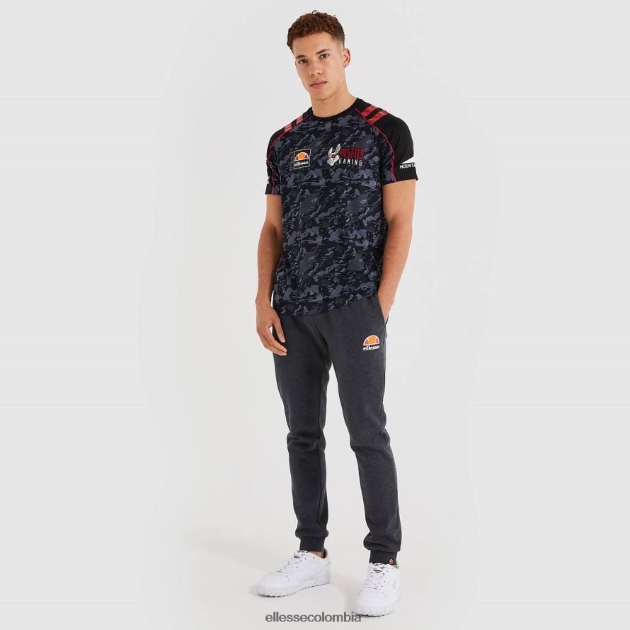ropa negro hombres Ellesse camiseta con falla 00TXB482