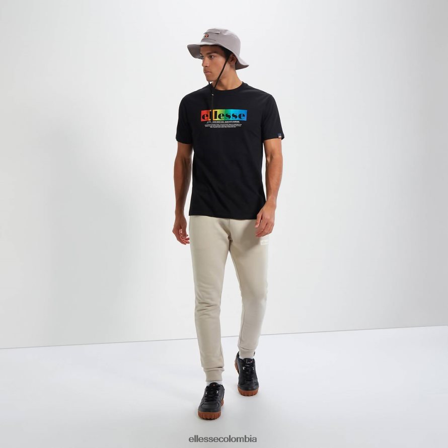 ropa negro hombres Ellesse camiseta de allegrio 00TXB358