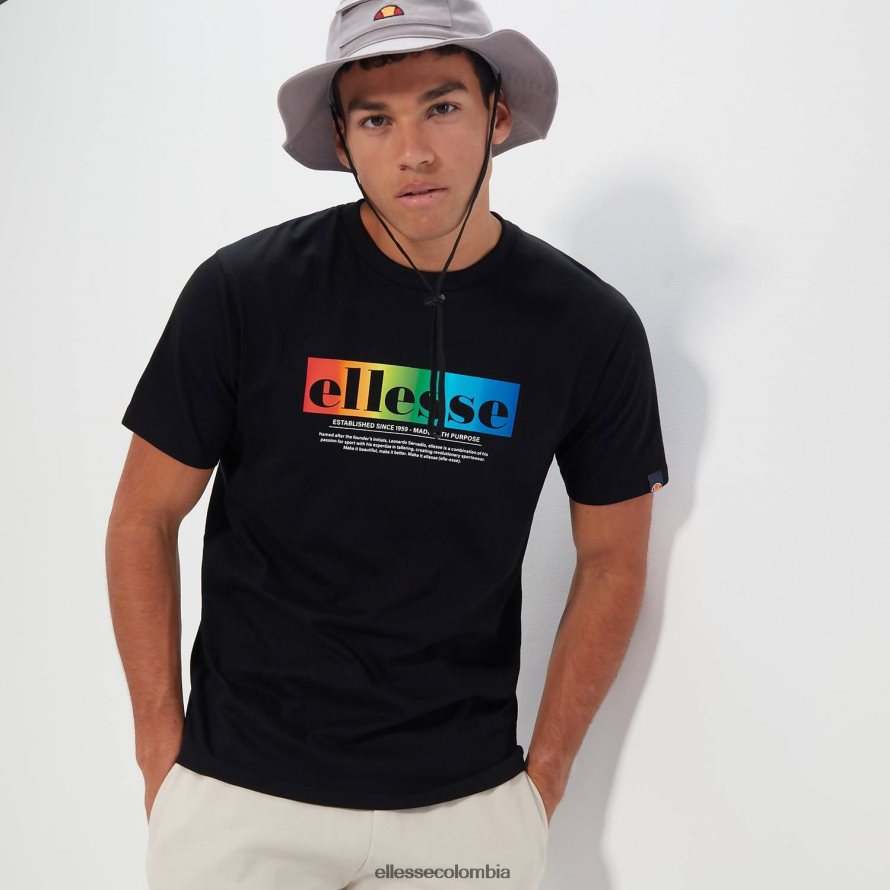 ropa negro hombres Ellesse camiseta de allegrio 00TXB358