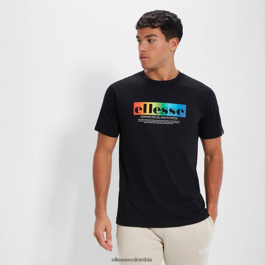 ropa negro hombres Ellesse camiseta de allegrio 00TXB358