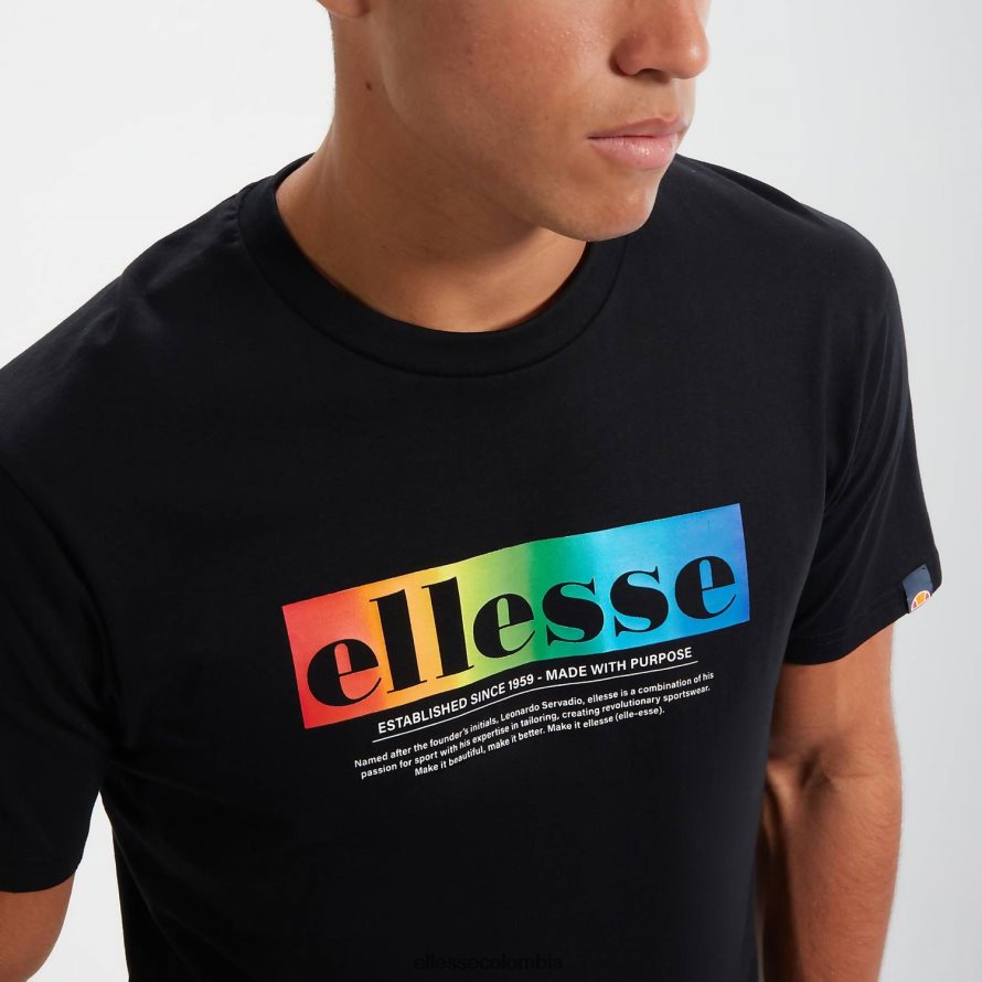 ropa negro hombres Ellesse camiseta de allegrio 00TXB358