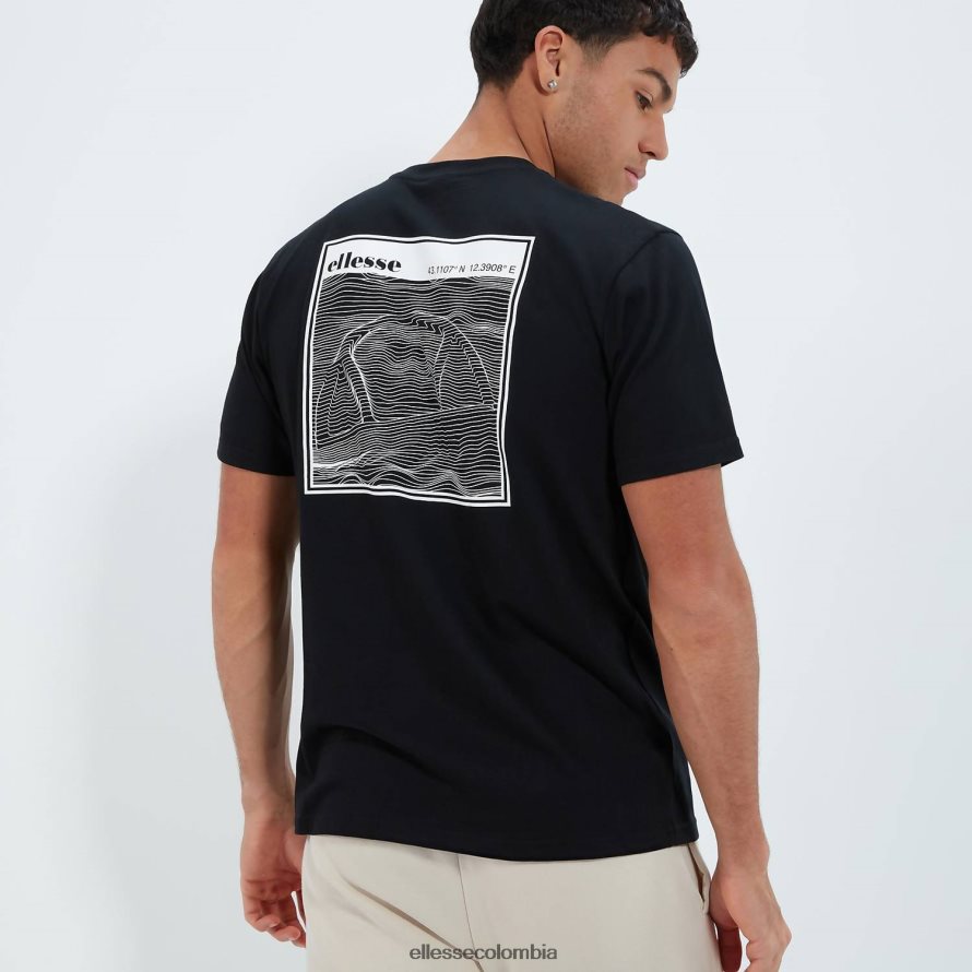 ropa negro hombres Ellesse camiseta meta 00TXB371