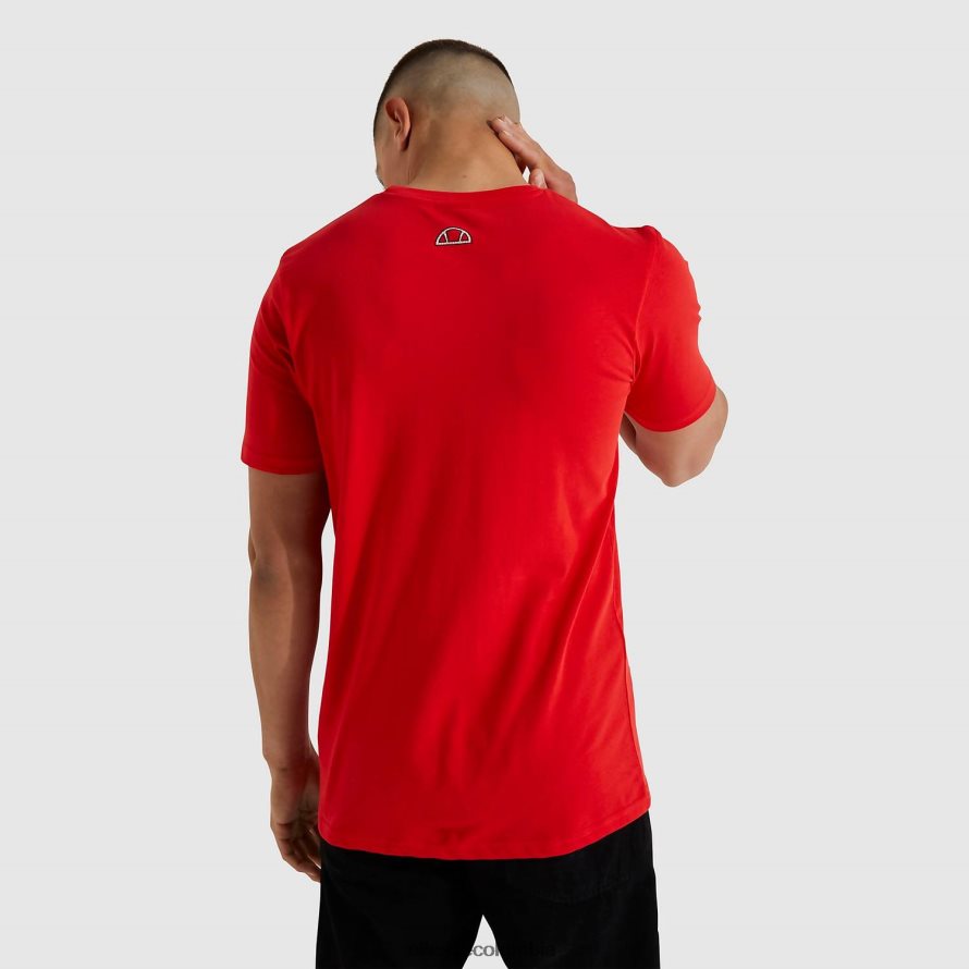 ropa rojo hombres Ellesse camiseta cibernética inadaptados 00TXB484
