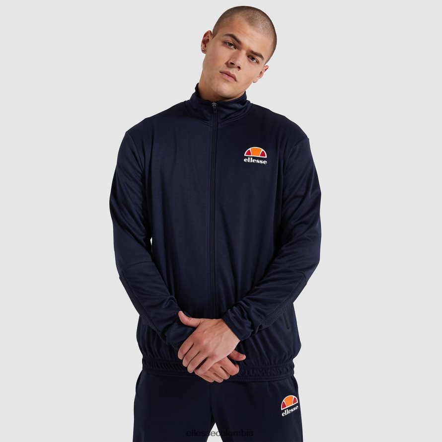 ropa Armada hombres Ellesse parte superior de la pista de marzo 00TXB325