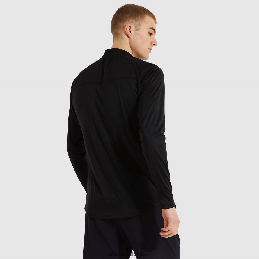 ropa negro hombres Ellesse bovaro 1/2 cremallera superior 00TXB330