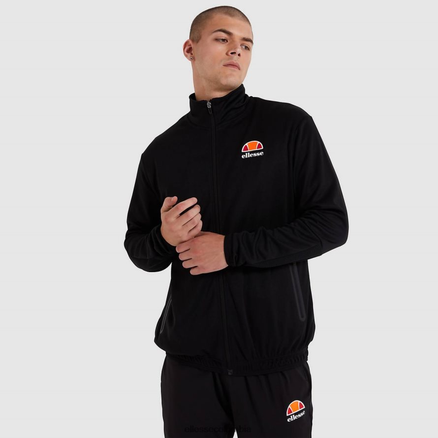 ropa negro hombres Ellesse parte superior de la pista de marzo 00TXB326