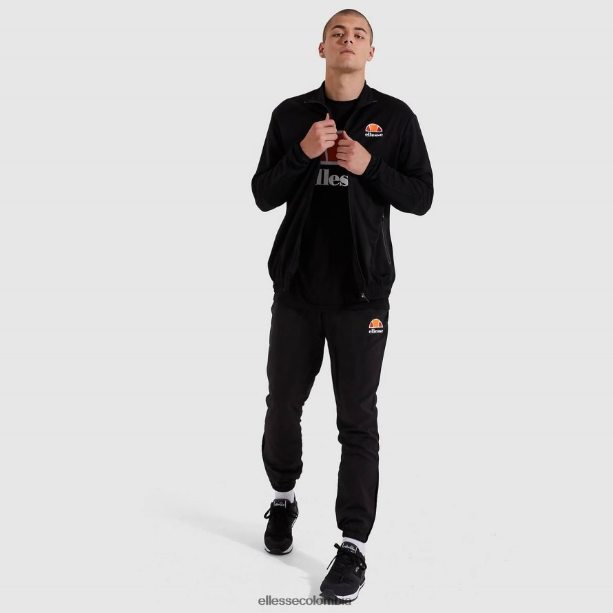 ropa negro hombres Ellesse parte superior de la pista de marzo 00TXB326