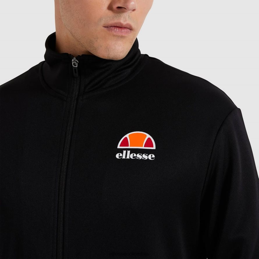 ropa negro hombres Ellesse parte superior de la pista de marzo 00TXB326