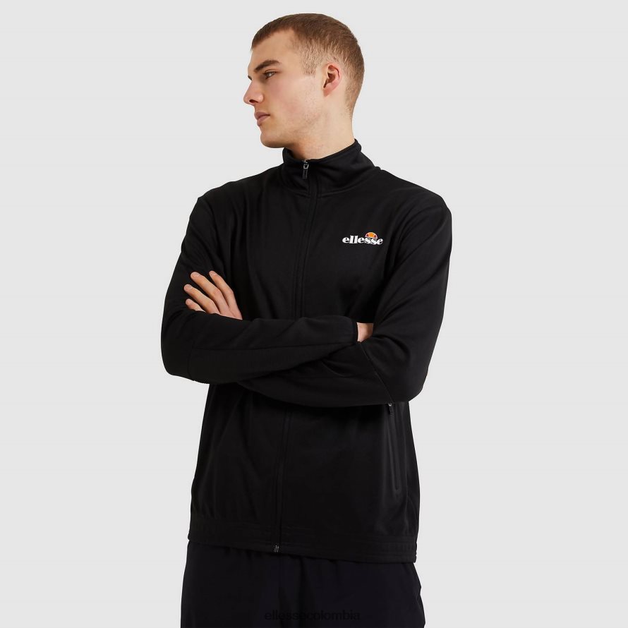 ropa negro hombres Ellesse parte superior de la pista de marzo 00TXB326