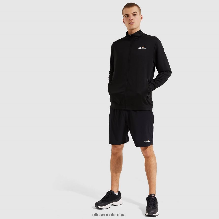 ropa negro hombres Ellesse parte superior de la pista de marzo 00TXB326