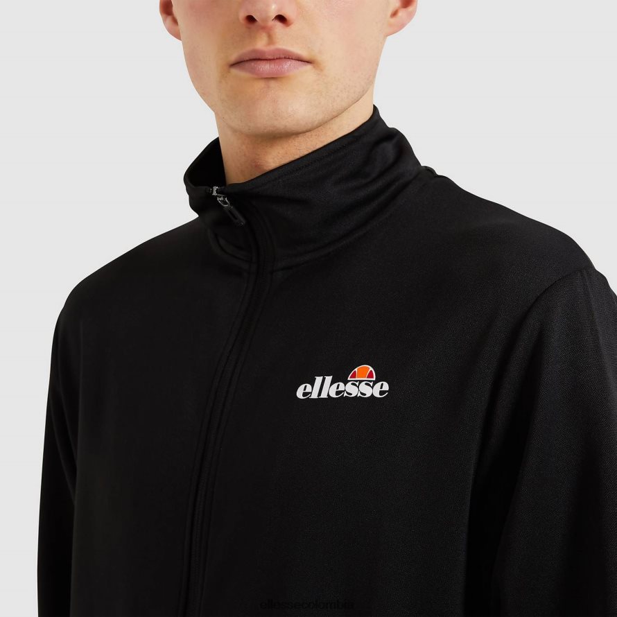 ropa negro hombres Ellesse parte superior de la pista de marzo 00TXB326
