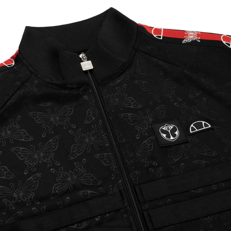 ropa negro hombres Ellesse parte superior de la pista del mañana 00TXB320