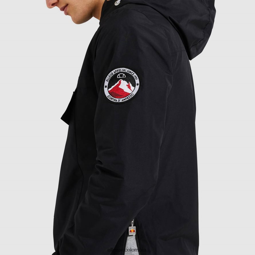 ropa antracita hombres Ellesse chaqueta mont 2 oh negra 00TXB268