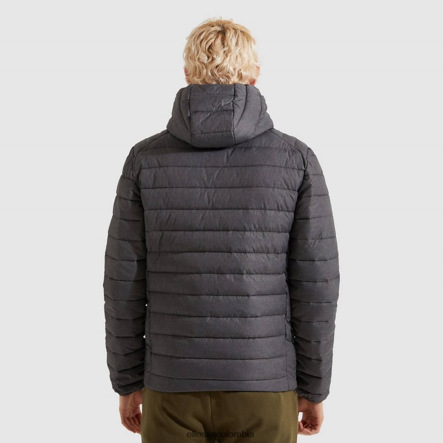 ropa marga gris oscuro hombres Ellesse chaqueta acolchada lombardía 00TXB287