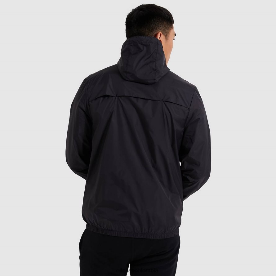 ropa negro hombres Ellesse chaqueta moralez fz 00TXB284