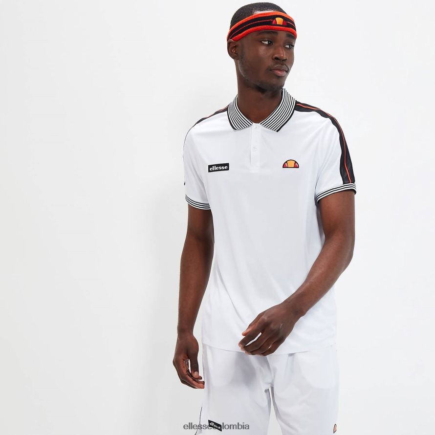 ropa blanco hombres Ellesse nivel de polo 00TXB399