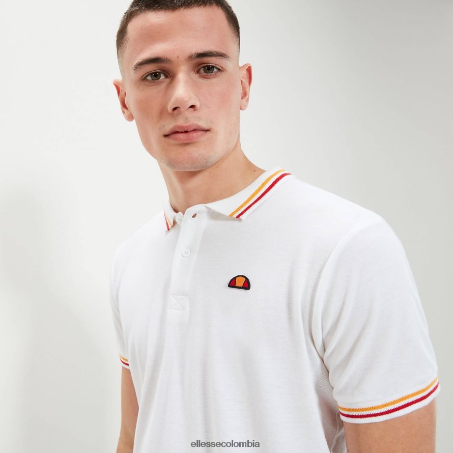 ropa blanco hombres Ellesse polo de rooks 00TXB390