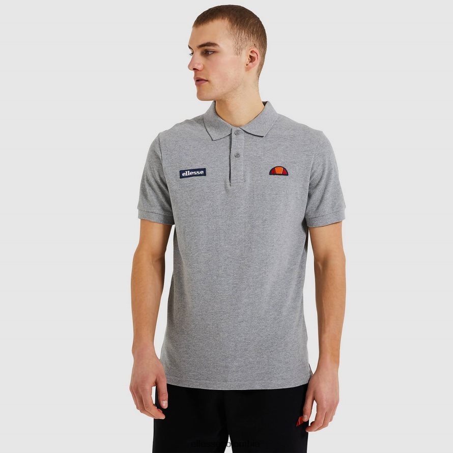 ropa marga gris hombres Ellesse polo de monte 00TXB383