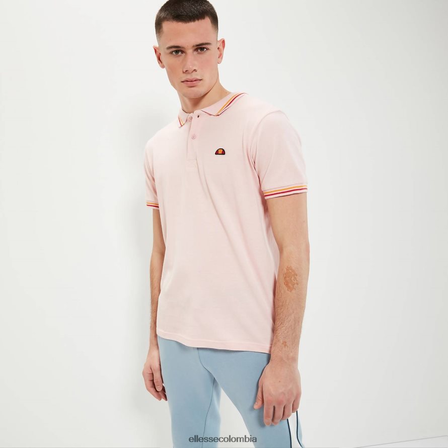 ropa rosa hombres Ellesse polo de rooks 00TXB389