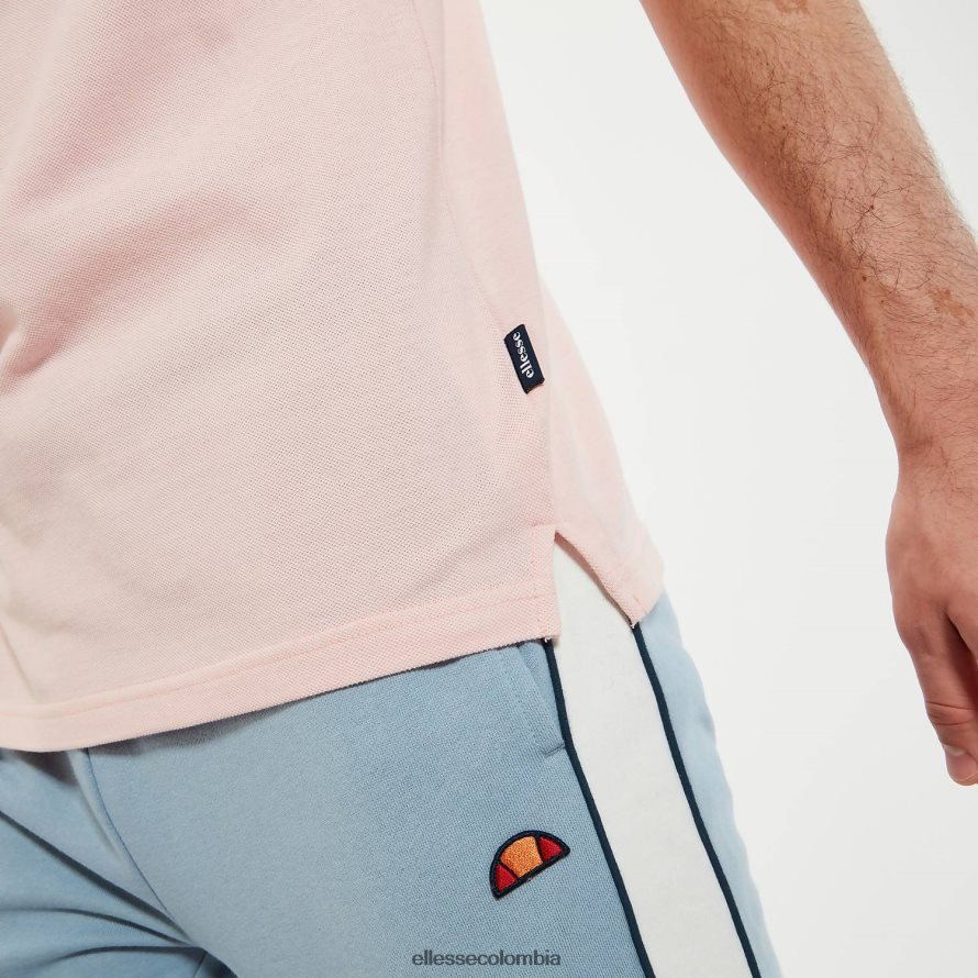 ropa rosa hombres Ellesse polo de rooks 00TXB389
