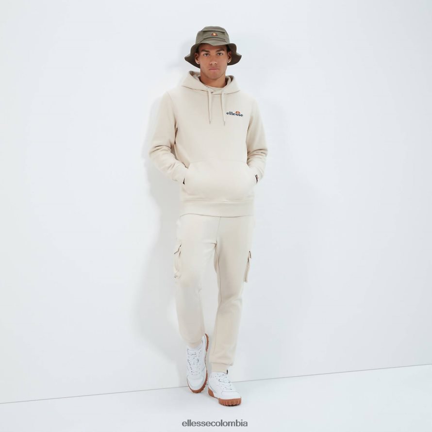 ropa beige hombres Ellesse sudadera con capucha olevano 00TXB304