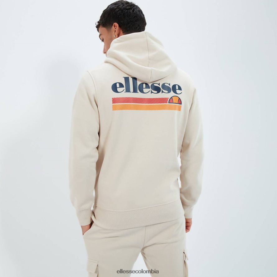 ropa beige hombres Ellesse sudadera con capucha olevano 00TXB304