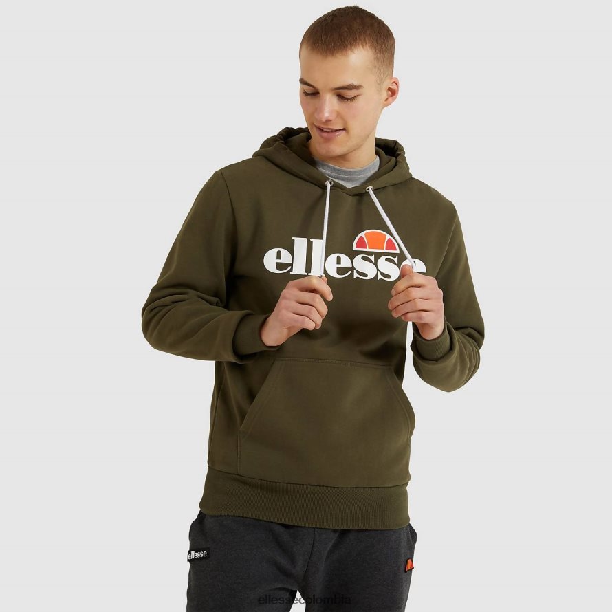 ropa caqui hombres Ellesse sudadera con capucha sl gottero oh 00TXB297