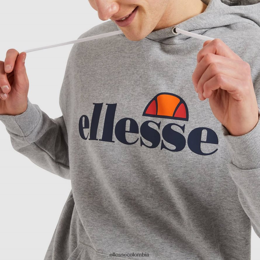 ropa marga gris hombres Ellesse sudadera con capucha sl gottero oh 00TXB295