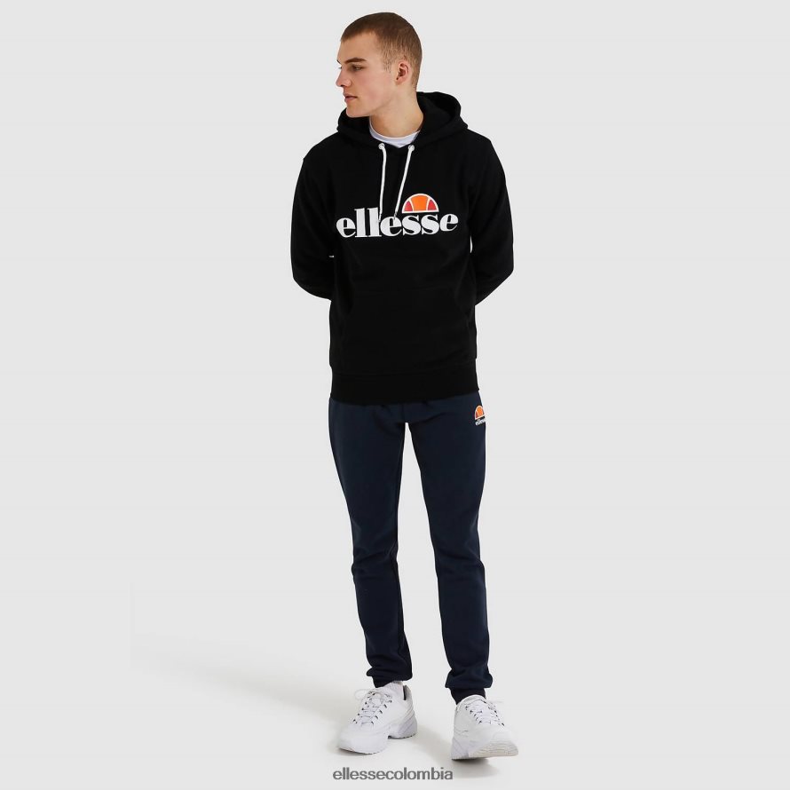 ropa negro hombres Ellesse sudadera con capucha sl gottero oh 00TXB296