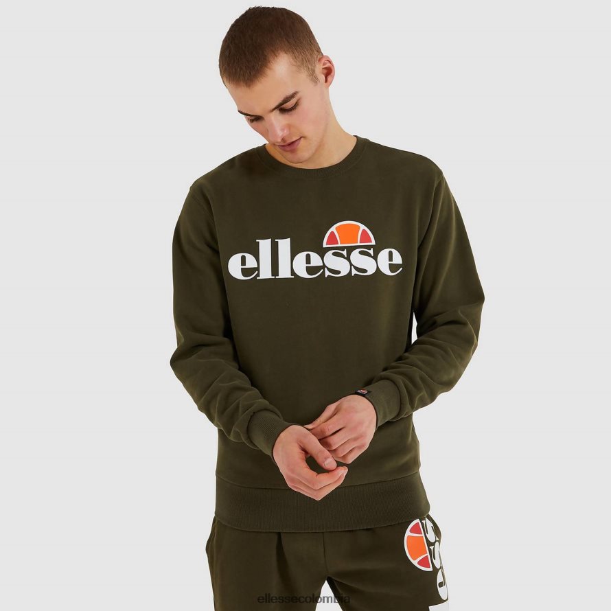 ropa caqui hombres Ellesse sudadera sl succiso 00TXB291