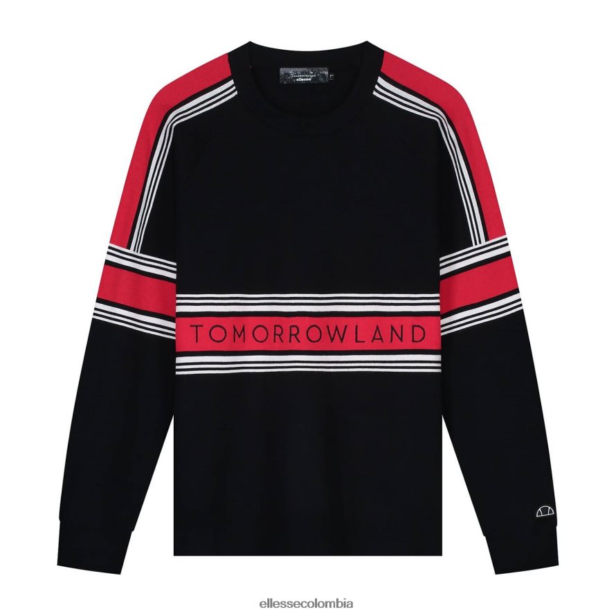 ropa negro hombres Ellesse sudadera de punto del mundo del mañana 00TXB301