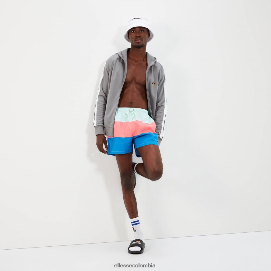 ropa azul claro/rosa/azul hombres Ellesse vespore bañador short azul/rosa 00TXB456