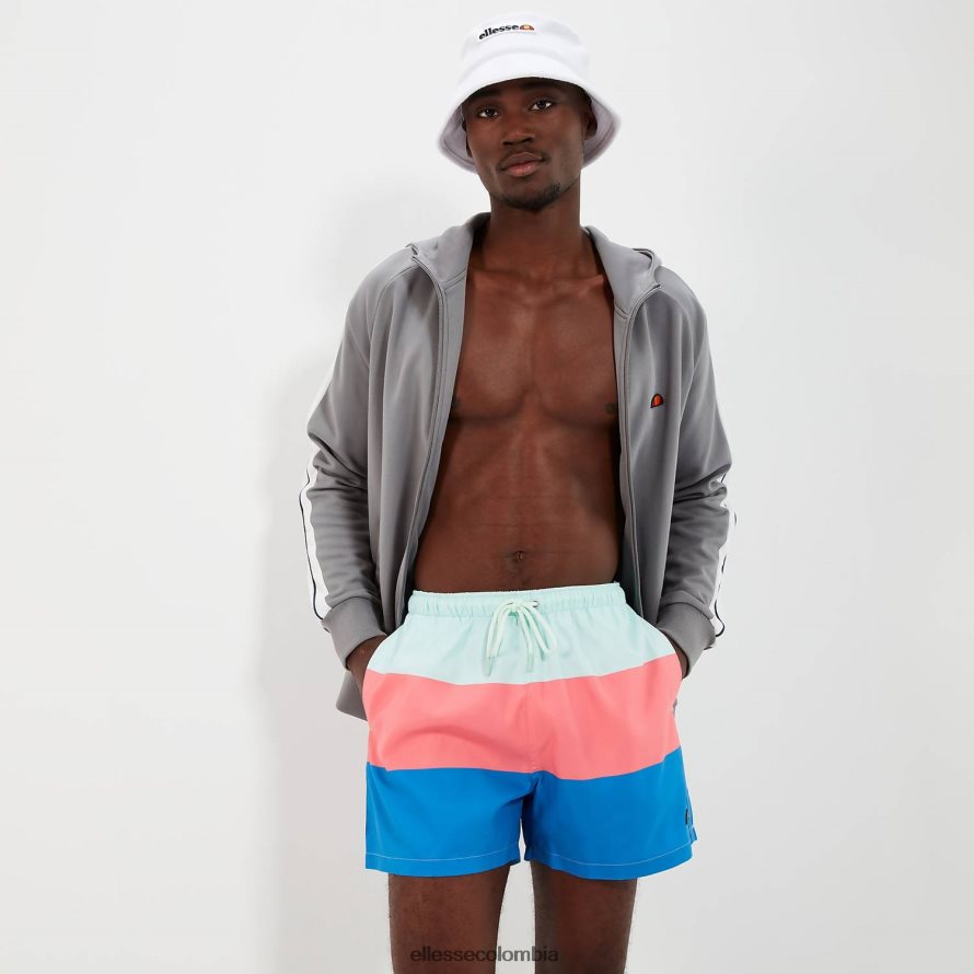 ropa azul claro/rosa/azul hombres Ellesse vespore bañador short azul/rosa 00TXB456